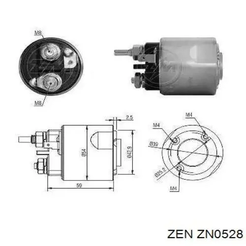 Бендикс ZEN ZN0528 ціна, від 12.39 USD