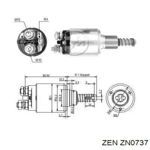 Бендикс ZEN ZN0737 ціна, від 27.70 USD