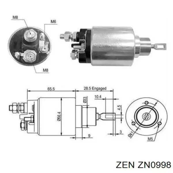Бендикс ZEN ZN0998 ціна, від 11.48 USD