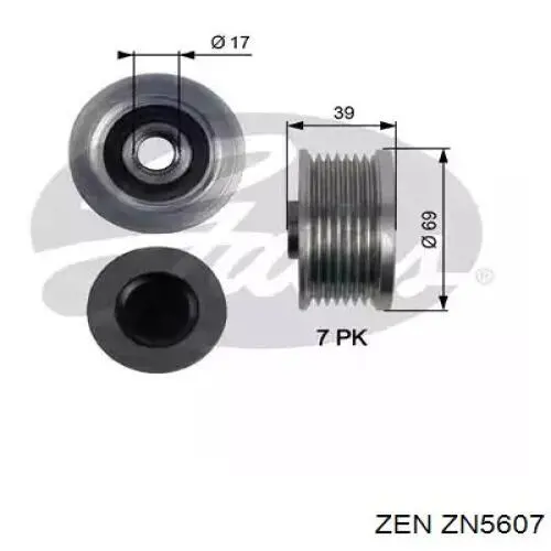 Інерційний шків ZEN ZN5607 ціна, від 29.72 USD