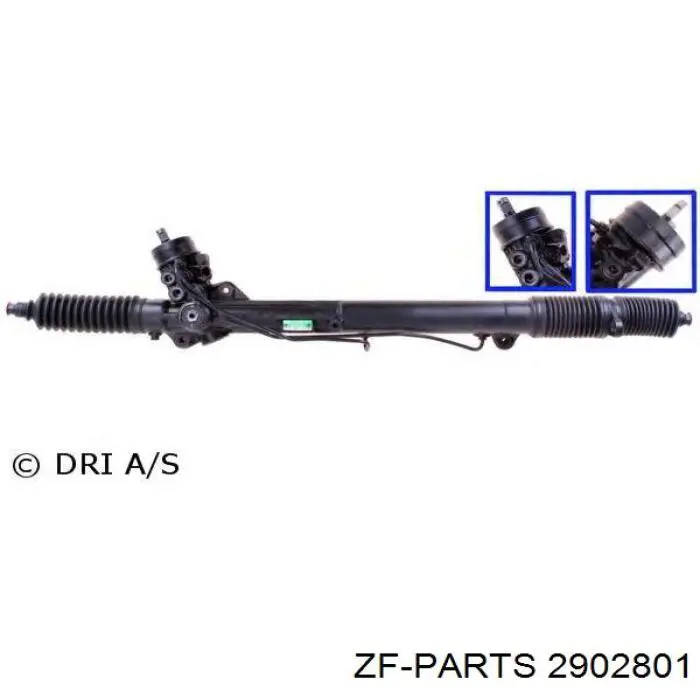 Рейка рульова 2902801 ZF Parts