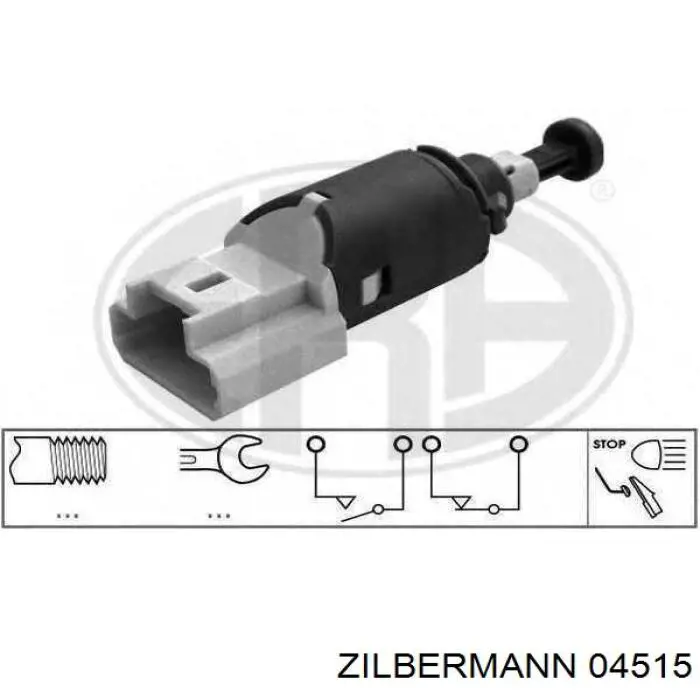 Датчик включення стопсигналу 04515 Zilbermann