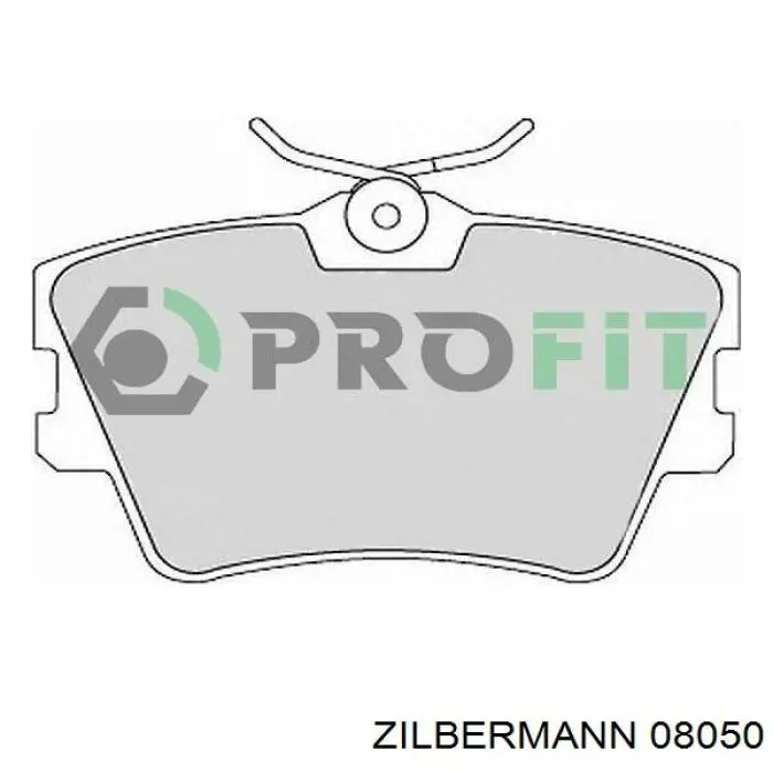 08050 Zilbermann колодки гальмівні передні, дискові