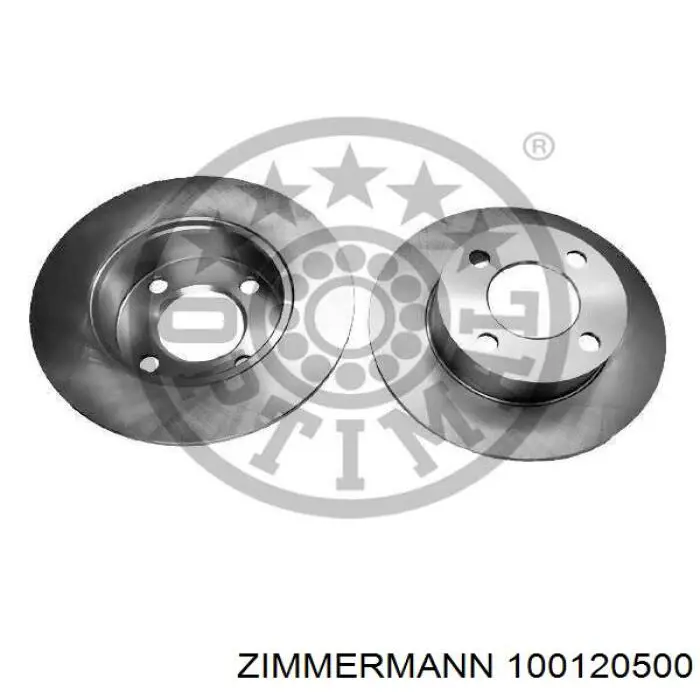 Купити 100120500 Zimmermann Диск заднього гальма