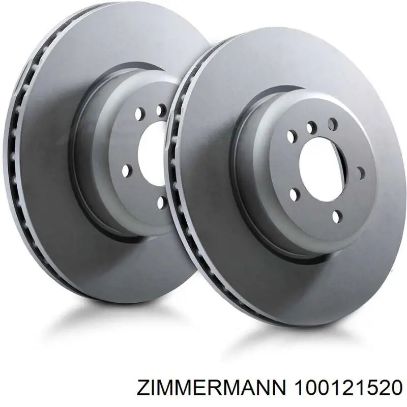 Диск гальмівний передній Zimmermann 100121520