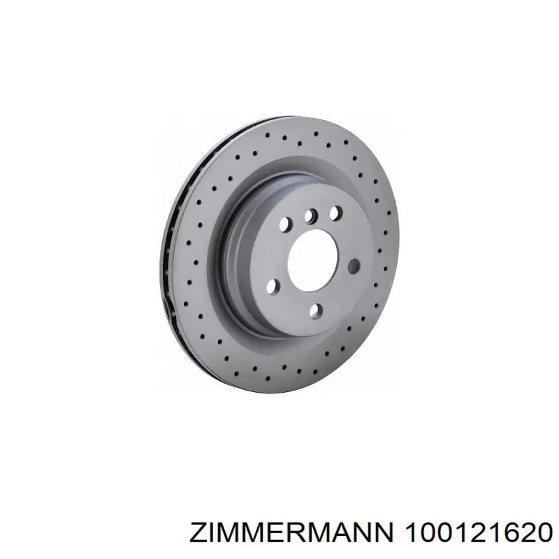 Диск переднього гальма Zimmermann 100121620 ціна, від 38.67 USD