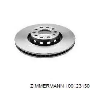 100123150 Zimmermann Гальмо дискове переднє