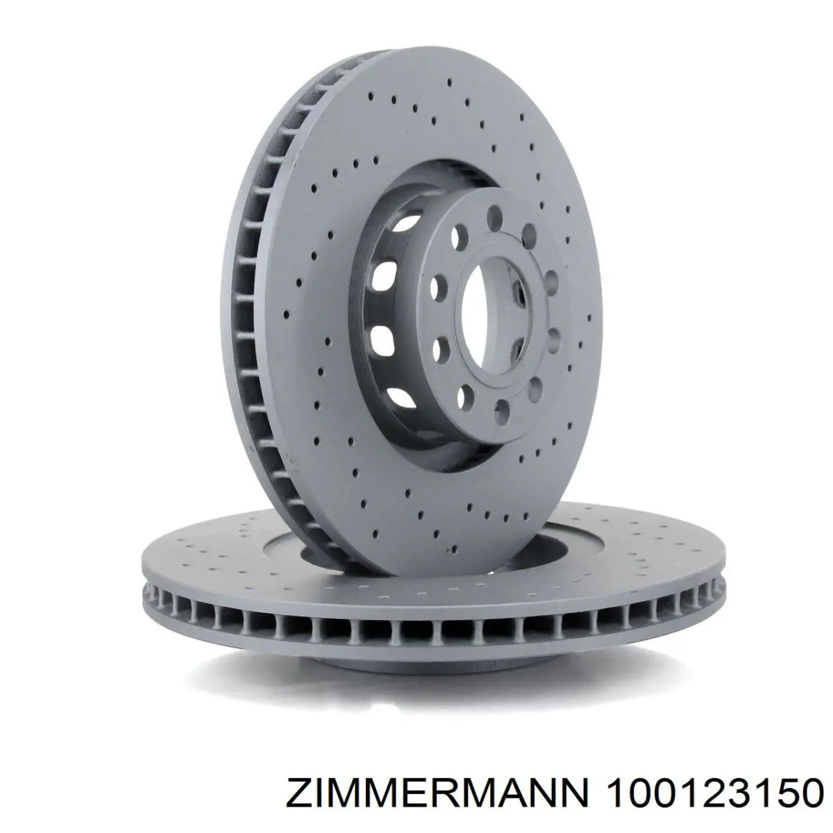Диск переднього гальма Zimmermann 100123150 ціна, від 52.41 USD