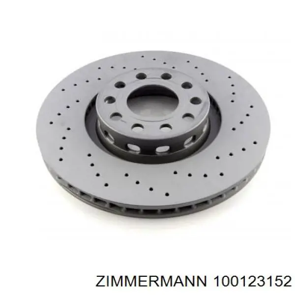 100123152 Zimmermann диск гальмівний передній