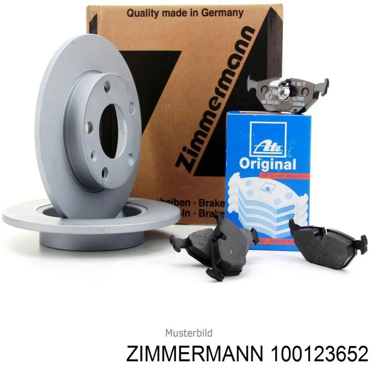 Гальмівні диски 100123652 Zimmermann