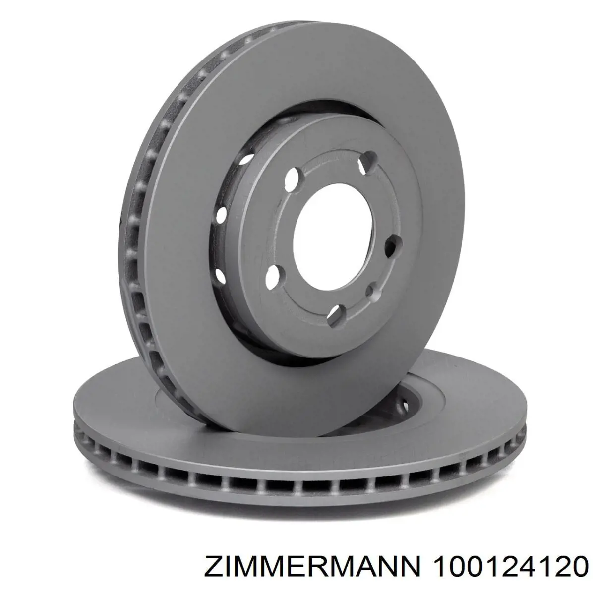 100124120 Zimmermann диск гальмівний задній