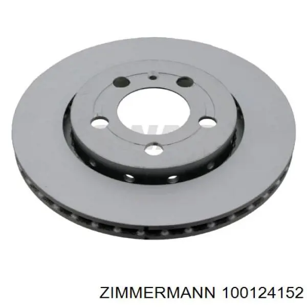 100124152 Zimmermann диск гальмівний задній
