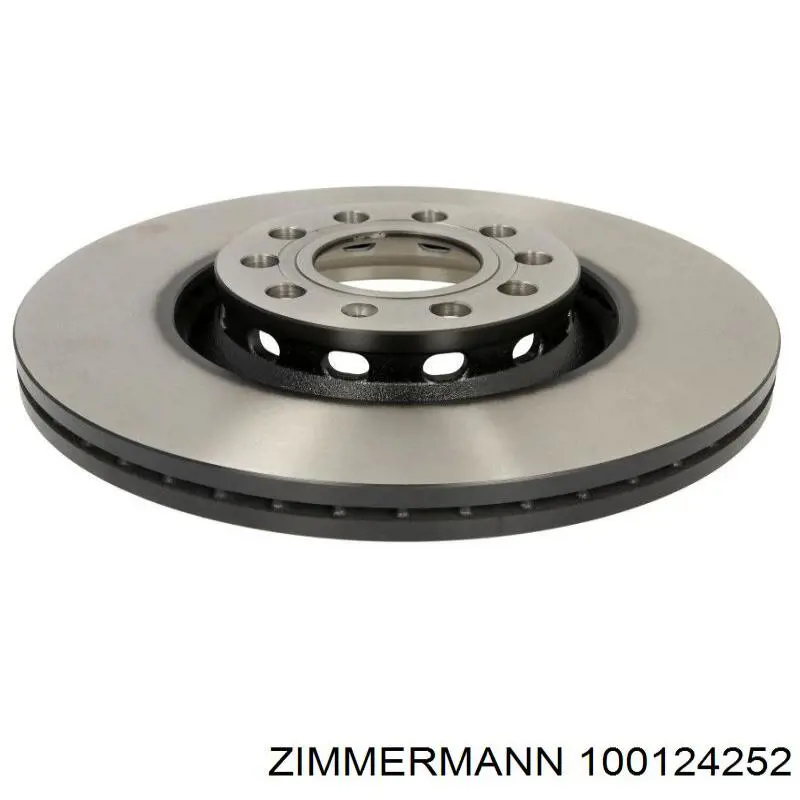 Диск гальмівний передній Zimmermann 100124252