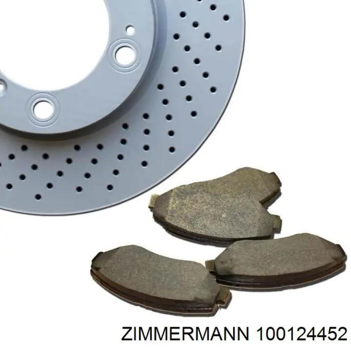 Диск гальмівний задній Zimmermann 100124452