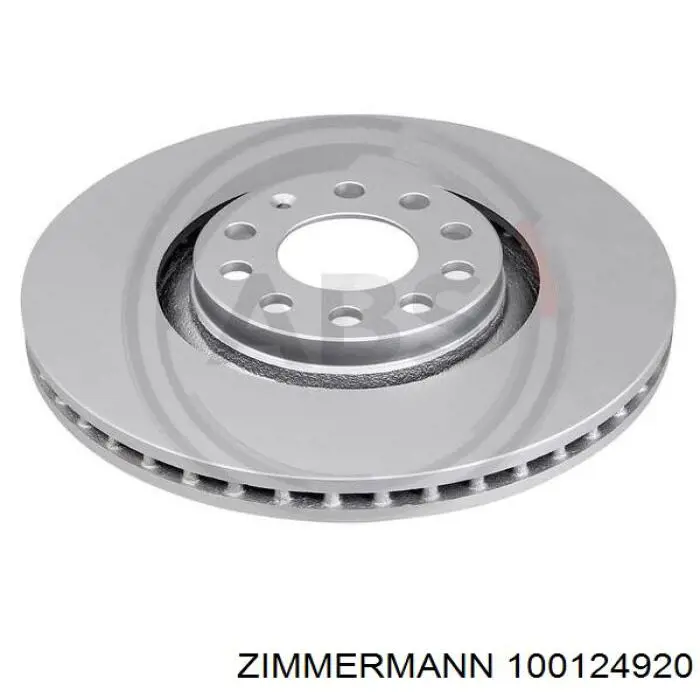 100124920 Zimmermann диск гальмівний передній
