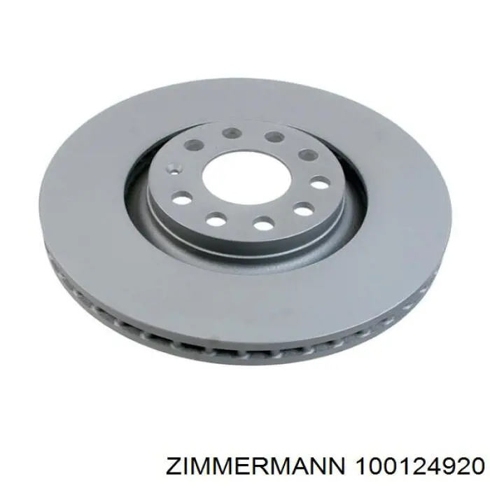 Диск переднього гальма Zimmermann 100124920 ціна, від 65.29 USD