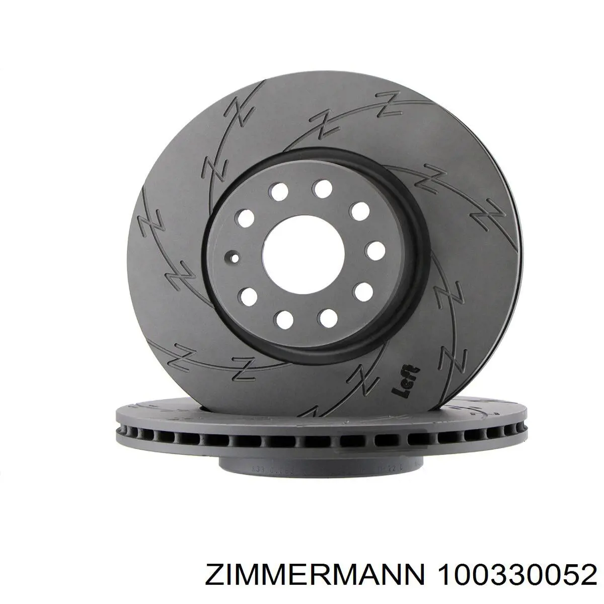 Диск переднього гальма Zimmermann 100330052 ціна, від 74.62 USD