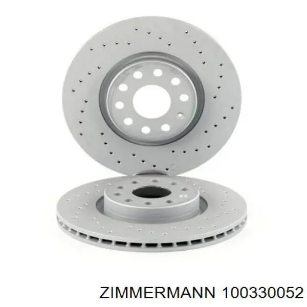 100330052 Zimmermann диск гальмівний передній