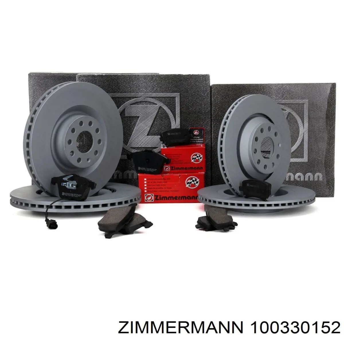 100330152 Zimmermann Гальмо дискове переднє