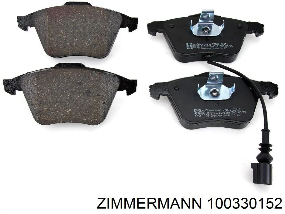 Диск переднього гальма Zimmermann 100330152 ціна, від 117.26 USD