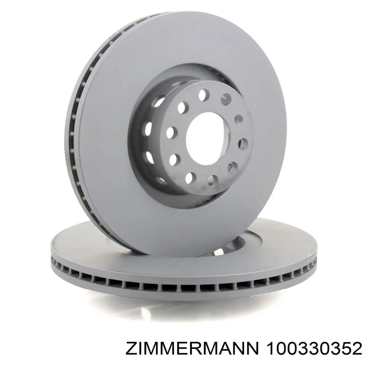 Диск гальмівний передній Zimmermann 100330352
