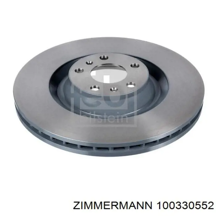 100330552 Zimmermann диск гальмівний передній