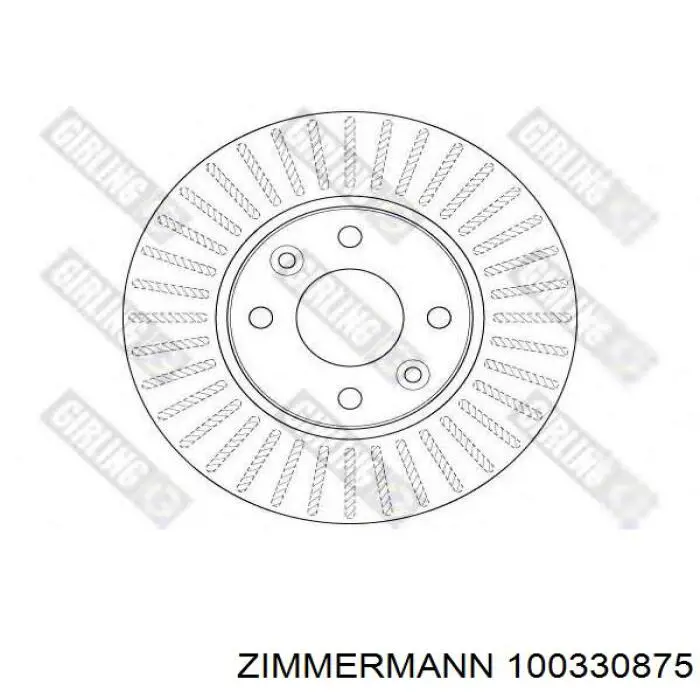 Диск переднього гальма Febi 108207 ціна, від 104.74 USD