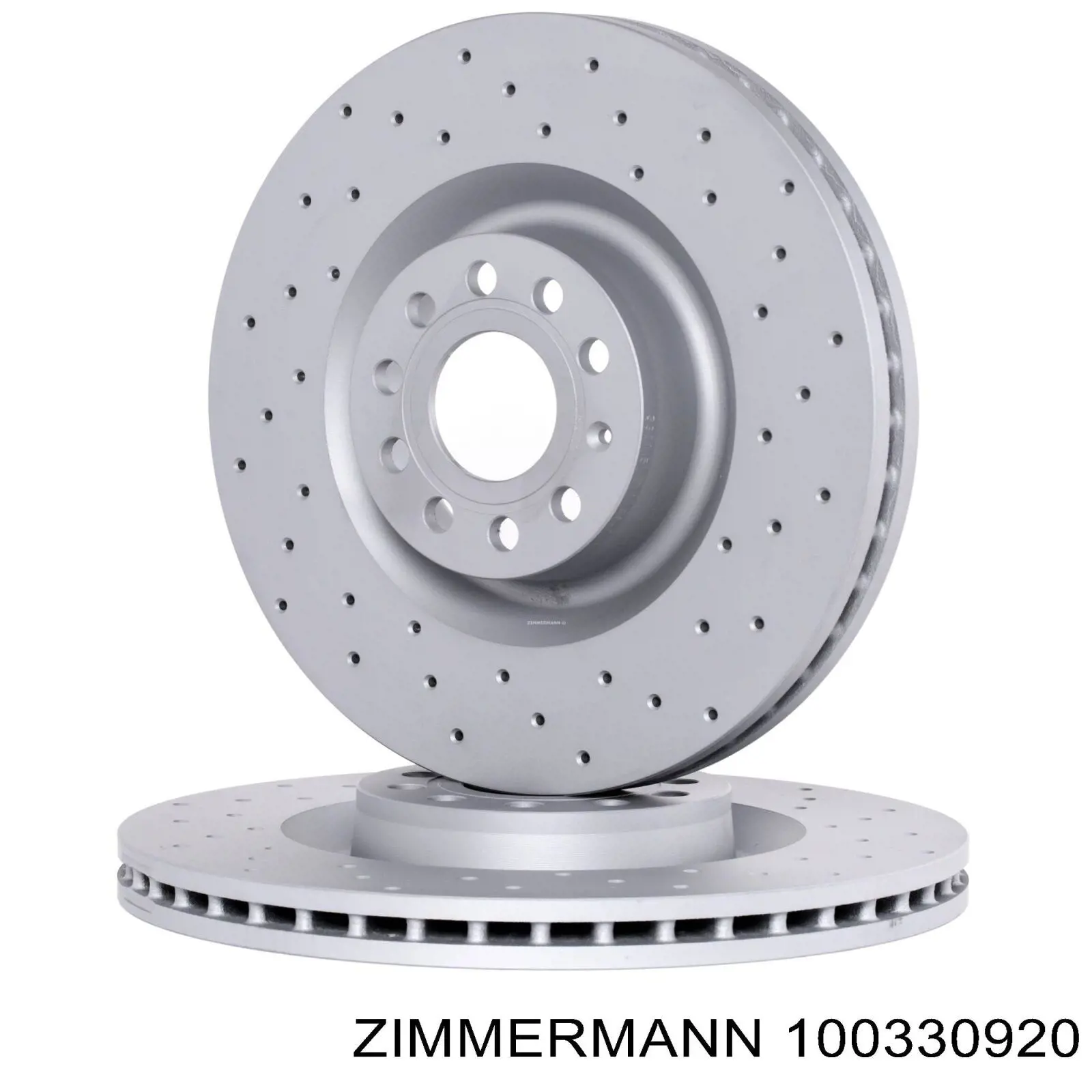 100330920 Zimmermann диск гальмівний задній