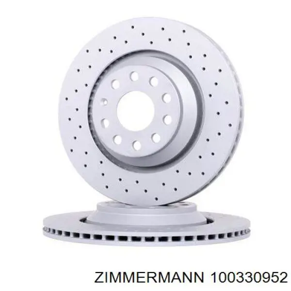 100330952 Zimmermann диск гальмівний задній
