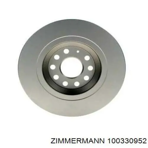 Купити 100330952 Zimmermann Диск заднього гальма