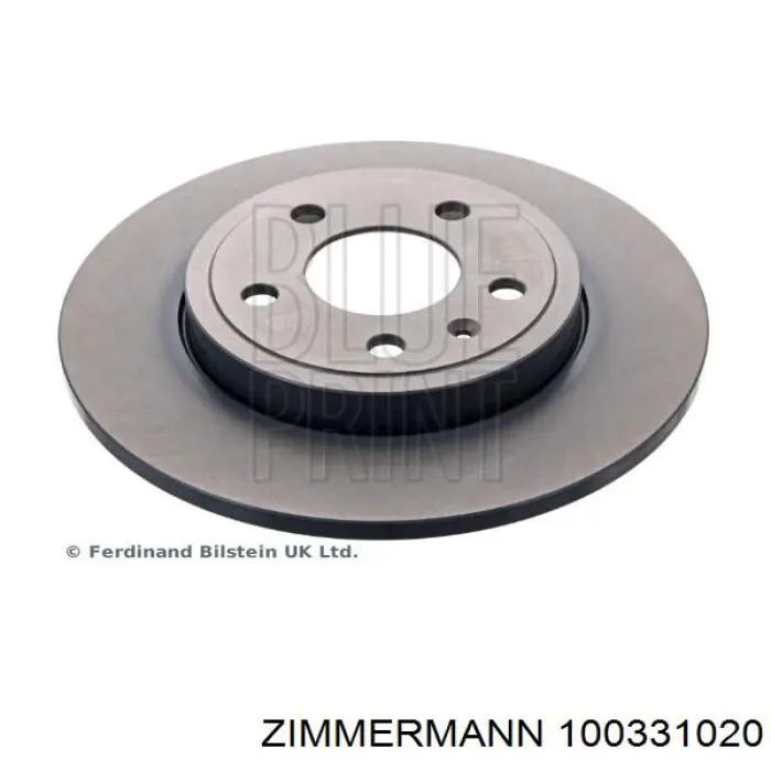 Купити 100331020 Zimmermann Диск заднього гальма