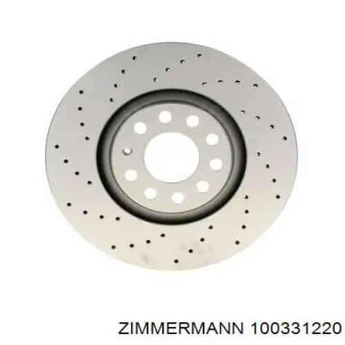 100331220 Zimmermann Гальмо дискове переднє