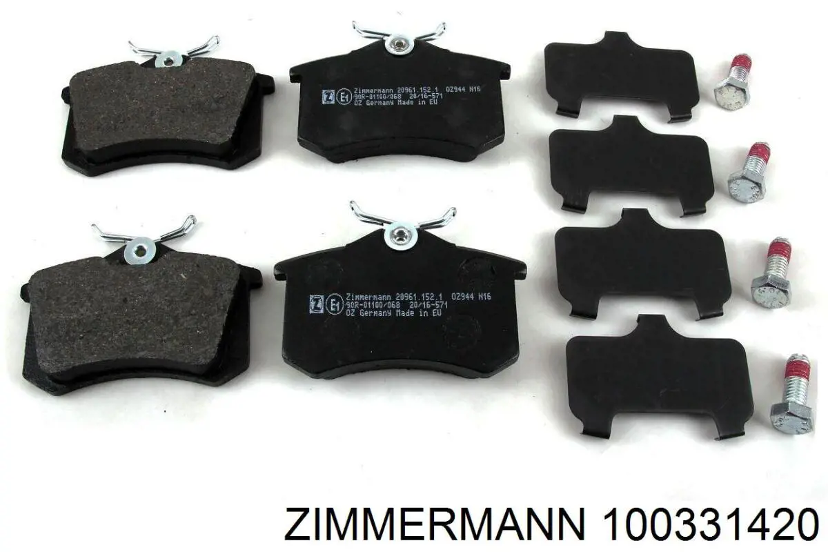 100331420 Zimmermann диск гальмівний задній