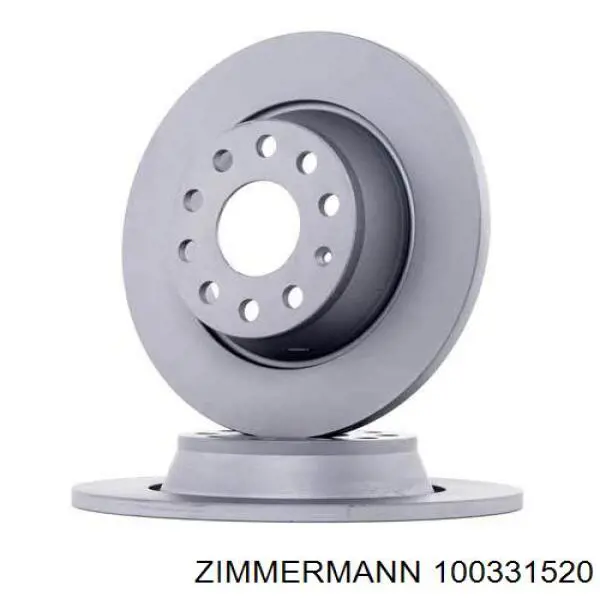 100331520 Zimmermann диск гальмівний задній