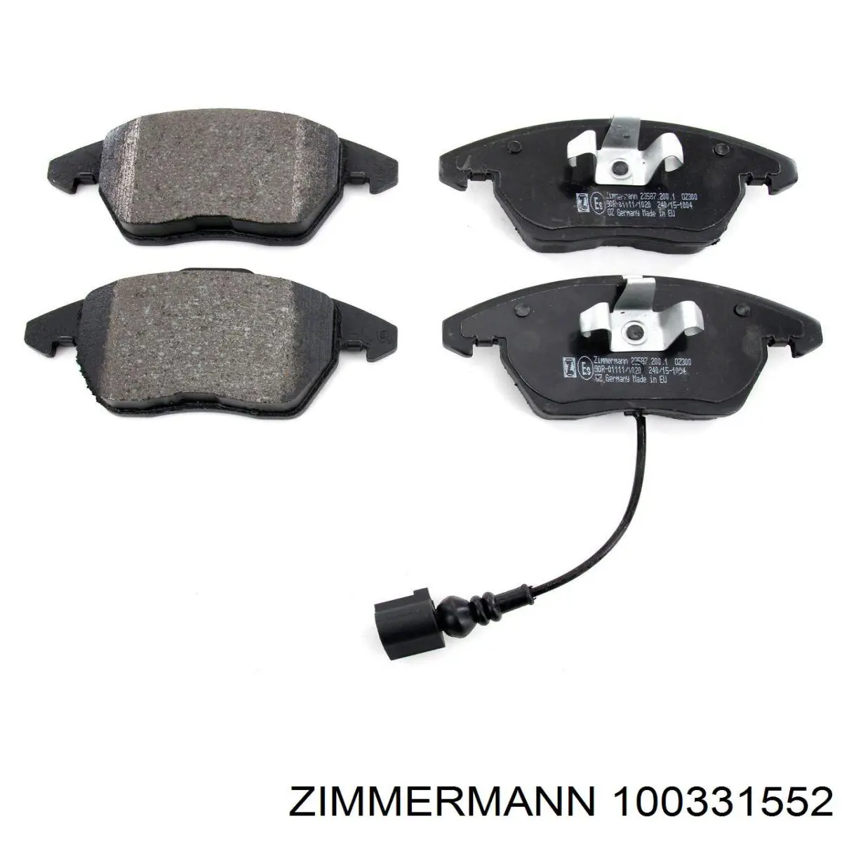 Купити 100331552 Zimmermann Диск заднього гальма