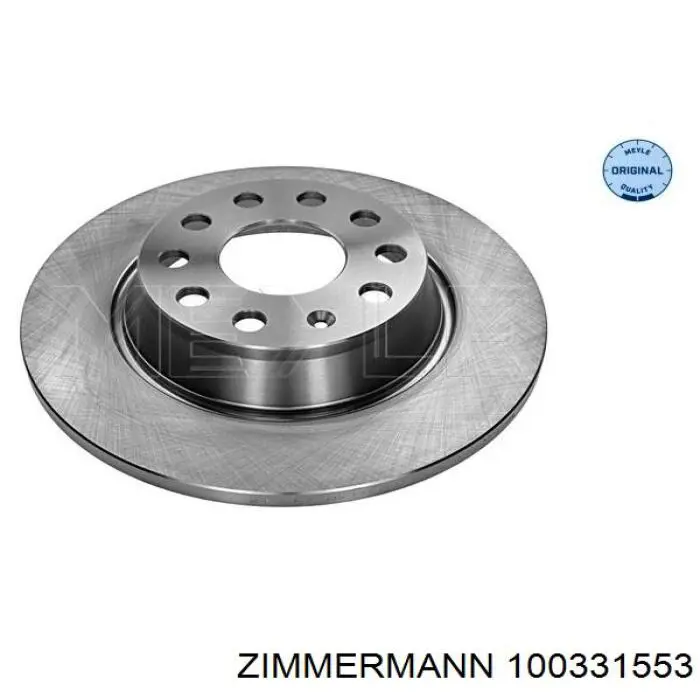 Купити 100331553 Zimmermann Диск заднього гальма