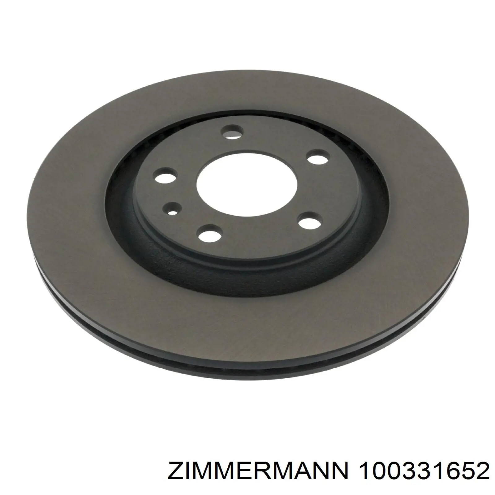 Купити 100331652 Zimmermann Диск заднього гальма