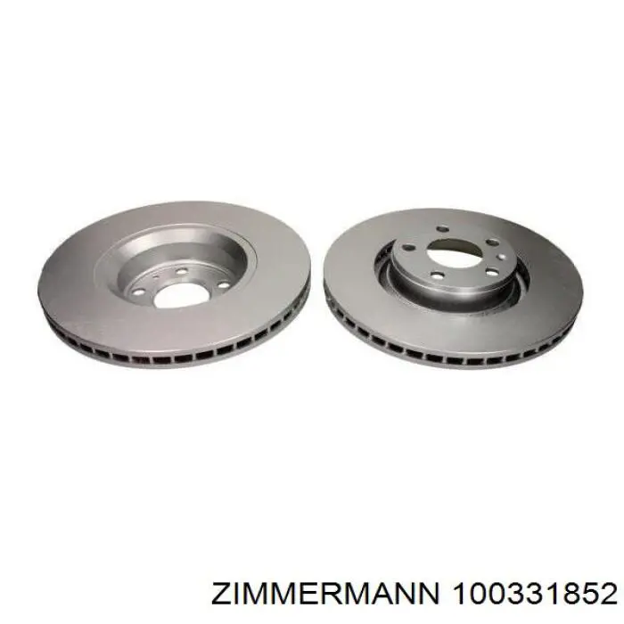 100331852 Zimmermann Гальмо дискове переднє