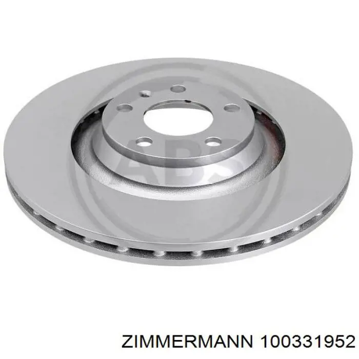 100331952 Zimmermann Гальмо дискове переднє
