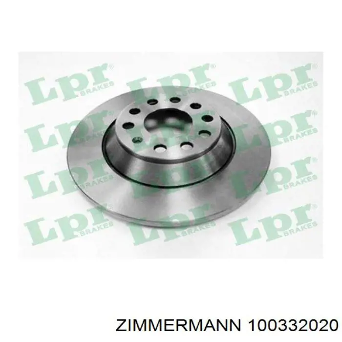 Задні дискові гальма Zimmermann 100332020 ціна, від 43.05 USD