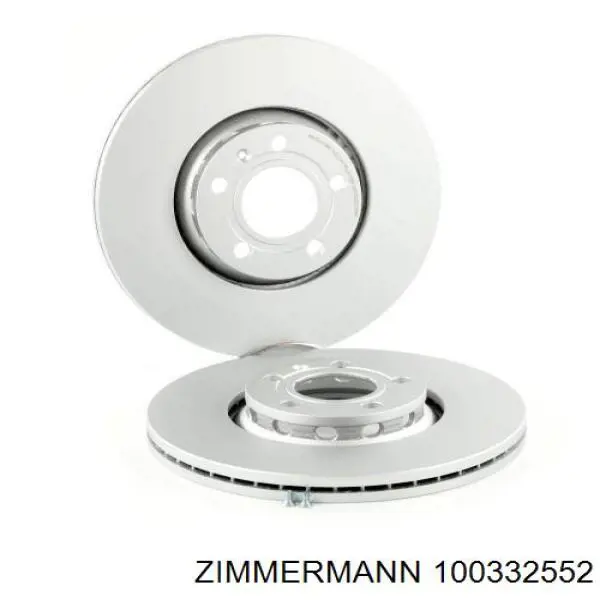 Диск гальмівний передній Zimmermann 100332552