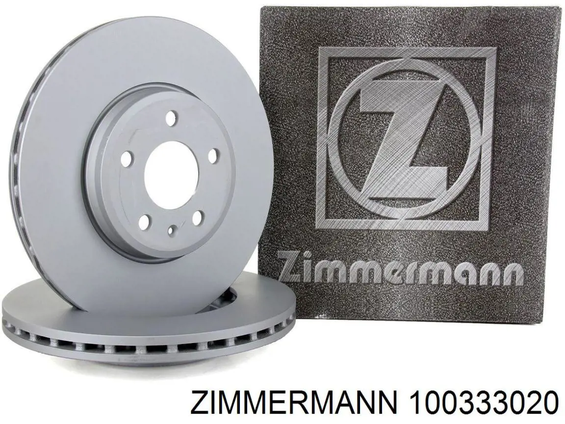 Диск переднього гальма Zimmermann 100333020 ціна, від 64.91 USD