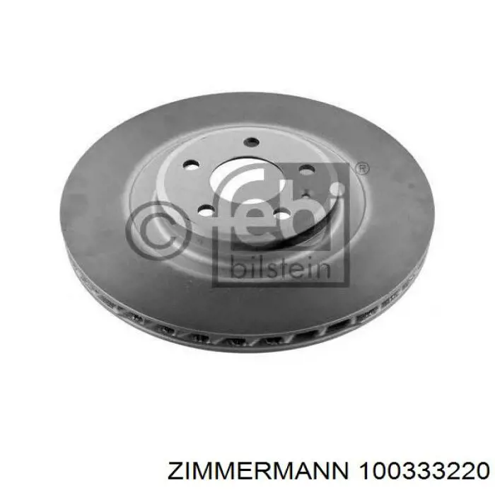 Гальмівні диски передні 100333220 Zimmermann