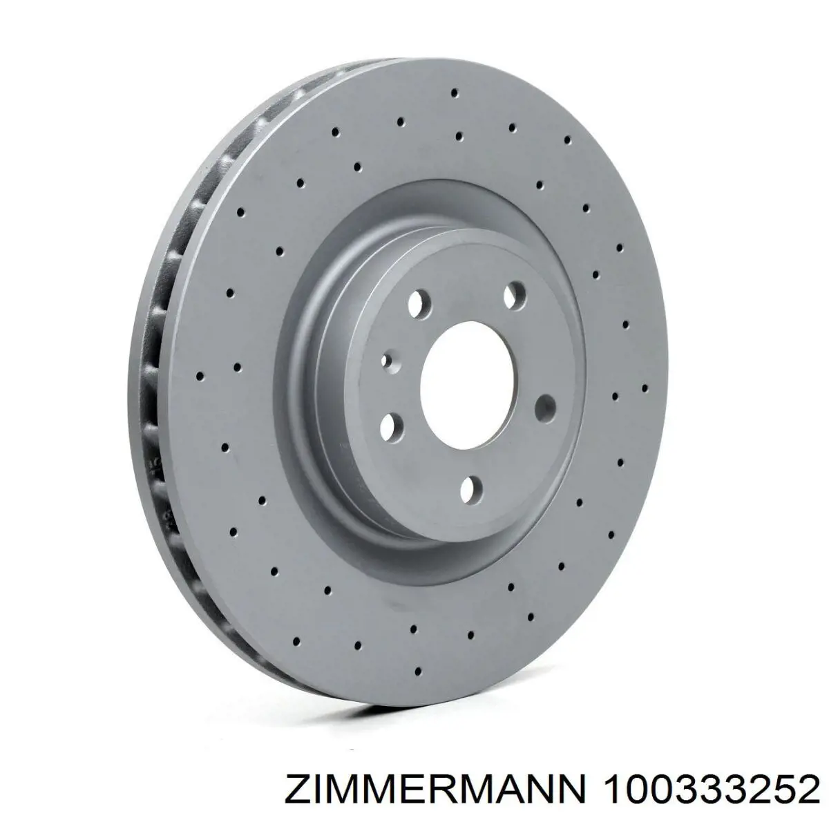 100333252 Zimmermann диск гальмівний передній