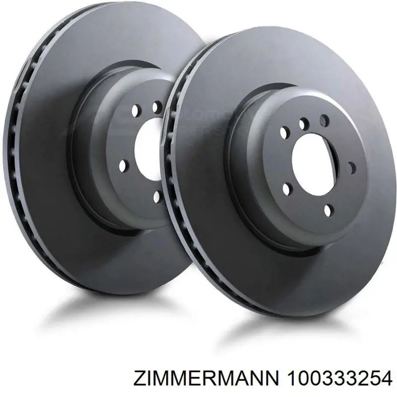 100333254 Zimmermann Гальмо дискове переднє