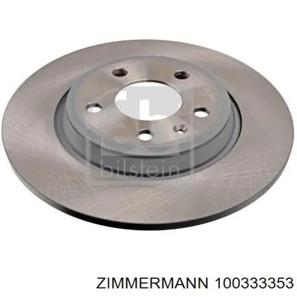 100333353 Zimmermann диск гальмівний задній