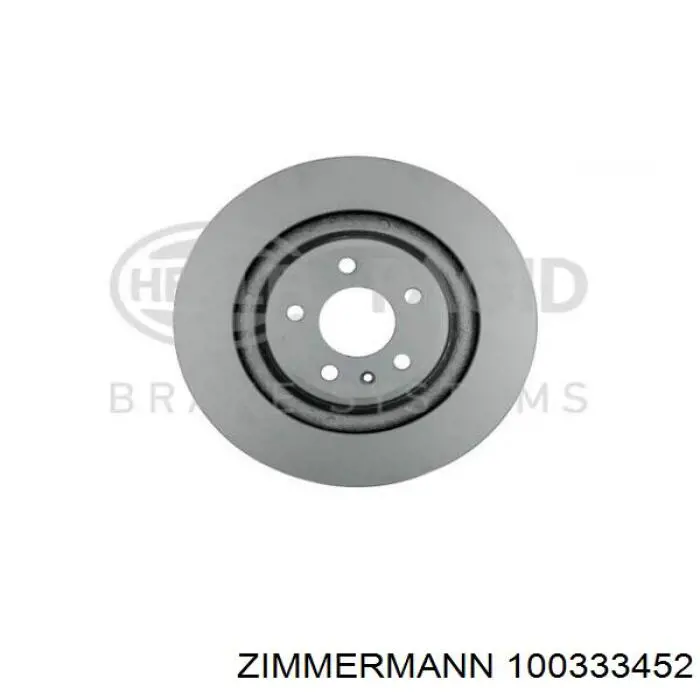 Купити 100333452 Zimmermann Диск заднього гальма