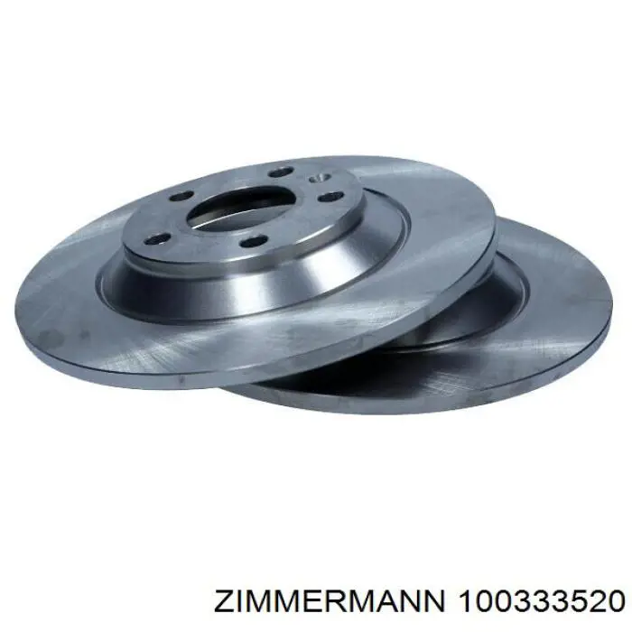 Купити 100333520 Zimmermann Диск заднього гальма