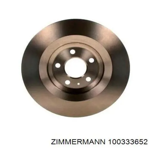 Диск гальмівний задній Zimmermann 100333652