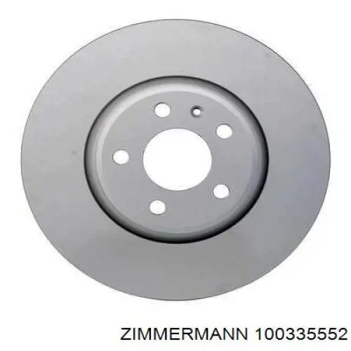 Диск переднього гальма Zimmermann 100335552 ціна, від 112.08 USD